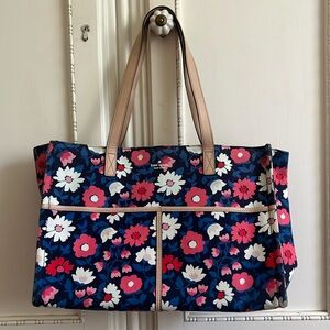 Kate Spade Floral Canvas Tote Bag